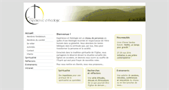 Desktop Screenshot of experience-theologie.ch