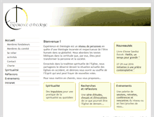 Tablet Screenshot of experience-theologie.ch